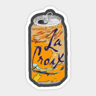 Tangerine La Croix Sticker